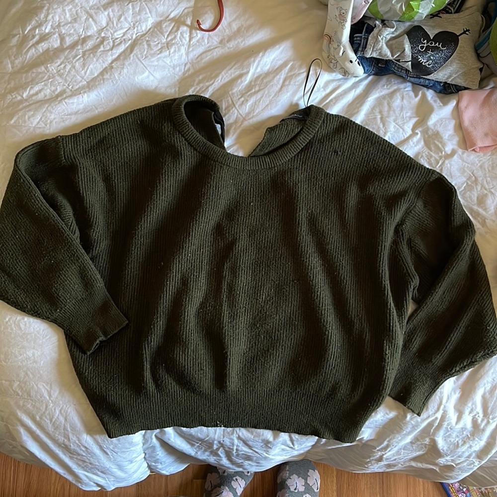 ZARA women’s oversized KNIT sweater